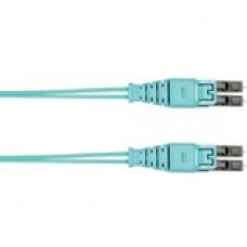 Panduit Opti-Core Fiber Optic Duplex Patch Network Cable - 13.12 ft Fiber Optic Network Cable for Network Device - First End: 2 x LC Male Network - Second End: 2 x LC Male Network - Patch Cable - 50/125 &micro;m - Aqua - 1 Pack - TAA Compliance FZ2ELQ