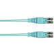 Panduit Opti-Core Fiber Optic Duplex Patch Network Cable - 98.43 ft Fiber Optic Network Cable for Network Device - First End: 2 x LC Male Network - Second End: 2 x LC Male Network - 1.25 GB/s - Patch Cable - 50/125 &micro;m - Aqua - 1 Pack FZ2ELQ1Q1NN