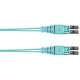 Panduit Fiber Optic Duplex Patch Network Cable - 104.99 ft Fiber Optic Network Cable for Network Device - First End: 2 x LC Male Network - Second End: 2 x LC Male Network - Patch Cable - Aqua - 1 - TAA Compliance FZ2ELQ1Q1NNM032
