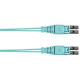 Panduit Fiber Optic Duplex Patch Network Cable - 144.36 ft Fiber Optic Network Cable for Network Device - First End: 2 x LC Male Network - Second End: 2 x LC Male Network - Patch Cable - Aqua - 1 FZ2ELQ1Q1NNM044