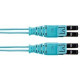 Panduit Fiber Optic Duplex Patch Network Cable - 104.99 ft Fiber Optic Network Cable for Network Device - First End: 2 x LC Male Network - Second End: 2 x LC Male Network - Patch Cable - Aqua - 1 FZ2ELQ1Q1SNM032