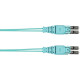 Panduit Fiber Optic Patch Network Cable - 6.50 ft Fiber Optic Network Cable for Network Device - First End: 2 x LC Male Network - Second End: 2 x LC Male Network - Patch Cable - 50/125 &micro;m - Aqua - 1 - TAA Compliance FZ2ELQNQNSNM002