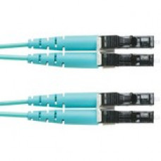 Panduit Opticore Fiber Optic Duplex Patch Network Cable - 20 ft Fiber Optic Network Cable for Network Device - First End: 2 x LC Male Network - Second End: 2 x LC Male Network - 1.25 GB/s - Patch Cable - 50/125 &micro;m - Aqua - 1 Pack - TAA Complianc