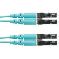 Panduit Fiber Optic Duplex Patch Network Cable - Fiber Optic for Network Device - Patch Cable - 85.30 ft - 1 Pack - 2 x LC Male Network - 2 x LC Male Network - Aqua FX2ERLNLNSNM026