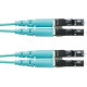 Panduit Fiber Optic Duplex Patch Network Cable - Fiber Optic for Network Device - Patch Cable - 52.49 ft - 1 Pack - 2 x LC Male Network - 2 x LC Male Network - Aqua FX2ERLNLNSNM016