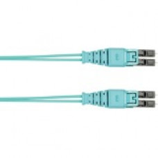 Panduit Fiber Optic Duplex Patch Network Cable - Fiber Optic for Network Device - Patch Cable - 104.99 ft - 1 Pack - 2 x LC Male Network - 2 x LC Male Network - Aqua - TAA Compliance FZ2ERQ1Q1NNM032