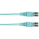 Panduit Fiber Optic Duplex Patch Network Cable - Fiber Optic for Network Device - Patch Cable - 144.36 ft - 1 Pack - 2 x LC Male Network - 2 x LC Male Network - Aqua - TAA Compliance FZ2ERQ1Q1NNM044