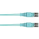 Panduit Fiber Optic Duplex Network Cable - 29.53 ft Fiber Optic Network Cable for Network Device - First End: 2 x LC Male Network - Second End: 2 x LC Male Network - Patch Cable - Aqua - 1 Pack - TAA Compliance FZ2ERQ1Q1NNM009