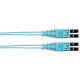 Panduit Fiber Optic Patch Network Cable - 13.12 ft Fiber Optic Network Cable for Network Device - First End: 2 x LC Male Network - Second End: 2 x LC Male Network - Patch Cable - Aqua - 1 Pack - TAA Compliance FZ2ERQ1Q1SNM004