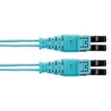 Panduit Fiber Optic Patch Network Cable - Fiber Optic for Network Device - Patch Cable - 39 ft - 1 Pack - LC Male Network - LC Male Network - Aqua - TAA Compliance FZ2ERQ1Q1SNM012