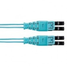 Panduit Fiber Optic Duplex Patch Network Cable - Fiber Optic for Network Device - Patch Cable - 95.14 ft - 1 Pack - 2 x LC Male Network - 2 x LC Male Network - Aqua - TAA Compliance FZ2ERQ1Q1SNM029