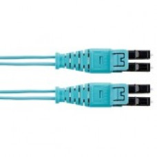 Panduit Fiber Optic Duplex Patch Network Cable - Fiber Optic for Network Device - Patch Cable - 78.74 ft - 1 Pack - 2 x LC Male Network - 2 x LC Male Network - Aqua - TAA Compliance FZ2ERQ1Q1SNM024