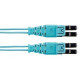 Panduit Fiber Optic Duplex Patch Network Cable - Fiber Optic for Network Device - Patch Cable - 154.20 ft - 1 Pack - 2 x LC Male Network - 2 x LC Male Network - Aqua - TAA Compliance FZ2ERQ1Q1SNM047