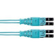 Panduit Fiber Optic Duplex Network Cable - 121.39 ft Fiber Optic Network Cable for Network Device - First End: 2 x LC Male Network - Second End: 2 x LC Male Network - Patch Cable - Aqua - 1 Pack FZ2ERQ1Q1SNM037