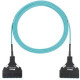 Panduit Fiber Optic Network Cable - 16.40 ft Fiber Optic Network Cable for Network Device - LC Cassette - LC Cassette - 50/125 &micro;m - Aqua - 1 - TAA Compliance FZTSLXNXNSNM005