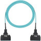 Panduit Fiber Optic Network Cable - 95 ft Fiber Optic Network Cable for Network Device - First End: 1 x LC Male Cassette - Second End: 1 x LC Male Cassette - 50/125 &micro;m - Aqua - 1 Pack - TAA Compliance FZTSPXNXNSNF095