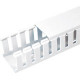 Panduit Cable Guide Wiring Duct - White - 6 Pack - Polyvinyl Chloride (PVC) - TAA Compliance G4X1.5WH6