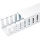 Panduit Cable Guide Wiring Duct - White - 6 Pack - Polyvinyl Chloride (PVC) - TAA Compliance G1X4WH6