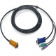 IOGEAR PS/2 KVM Cable - HD-15 Male - mini-DIN Male, HD-15 Male - 6ft - RoHS Compliance G2L5202P