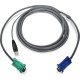 IOGEAR USB KVM Cable - HD-15 Male - Type A Male USB - 10ft - Dark Gray - RoHS Compliance G2L5203U