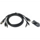 IOGEAR 10 Ft. DVI, USB KVM Cable Kit with Audio (TAA) - TAA Compliance G2L703UTAA3