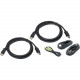 IOGEAR 10 Ft. Dual View DisplayPort, USB KVM Cable Kit with Audio (TAA) - TAA Compliance G2L9203UTAA3
