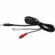 IOGEAR Audio Cable - Mini-phone Male Audio - RCA Male Audio - 6ft - RoHS Compliance G2LMMRCA006