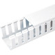 Panduit Cable Guide Wiring Duct - White - 6 Pack - Polyvinyl Chloride (PVC) - TAA Compliance G2X4WH6