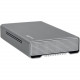Rocstor Rocpro D90 Drive Enclosure SATA/600 - USB 3.1 (Gen 2) Type C Host Interface External - Gray - 1 x HDD Supported - 18 TB Total HDD Capacity Supported - 1 x SSD Supported - 7.68 TB Total SSD Capacity Supported - 1 x Total Bay - 1 x 2.5"/3.5&quo