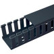 PANDUIT Panduct Type G Wide Slot Wiring Duct - Black - 6 Pack - TAA Compliance G3X2BL6