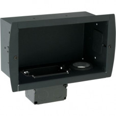 Premier Mounts GB-INWAVPB In-wall A/V and Power GearBox - 1-gang - Black - Metal - TAA Compliance GB-INWAVPB