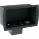 Premier Mounts GB-INWAVPB In-wall A/V and Power GearBox - 1-gang - Black - Metal - TAA Compliance GB-INWAVPB