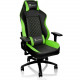 Thermaltake Tt eSPORTS GT Comfort Gaming Chair - For Game - Foam, Aluminum, Steel, Polyvinyl Chloride (PVC), Faux Leather, Metal - Black, Green GC-GTC-BGLFDL-01