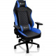 Thermaltake Tt eSPORTS GT Comfort Gaming Chair - For Game - Foam, Aluminum, Steel, Polyvinyl Chloride (PVC), Faux Leather, Metal - Black, Blue GC-GTC-BLLFDL-01