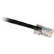 Cp Technologies Clearlinks14FT Cat5E 350MHZ Black No Boot Patch Cable - Category 5E for Network Device - 14ft - 1 x RJ-45 Male Network - 1 x RJ-45 Male Network - Black - RoHS Compliance GC5E-4P-BK-14-O