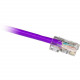 Cp Technologies ClearLinks 14FT Cat5E 350MHZ Purple No Boot Patch Cable - Category 5E for Network Device - 14ft - 1 x RJ-45 Male Network - 1 x RJ-45 Male Network - Purple - RoHS Compliance GC5E-4P-PU-14-O