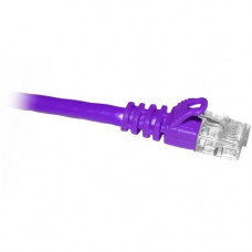 Cp Technologies Clearlinks10FT Cat5E 350MHZ Purple w/ Boot Patch Cable - Category 5E for Network Device - 10ft - 1 x RJ-45 Male Network - 1 x RJ-45 Male Network - Purple - RoHS Compliance GC5E-4P-PU-10