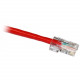 Cp Technologies ClearLinks 3FT Cat. 6 550MHZ Red No Boot Patch Cable - Category 6 for Network Device - 3ft - 1 x RJ-45 Male Network - 1 x RJ-45 Male Network - Red - RoHS Compliance GC6-RD-03-O