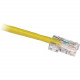 Cp Technologies ClearLinks 14FT Cat. 6 550MHZ Yellow No Boot Patch Cable - Category 6 for Network Device - 14ft - 1 x RJ-45 Male Network - 1 x RJ-45 Male Network - Yellow - RoHS Compliance GC6-YW-14-O