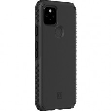 Incipio Grip Case for Google Pixel 5 - For Google Pixel 5 Smartphone - Black - Drop Resistant, Slip Resistant, Impact Resistant, Shock Resistant, Crack Resistant, Scratch Resistant, Discoloration Resistant, Bacterial Resistant - 14 ft Drop Height GG-086-B