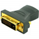 IOGEAR Digital Video Adapter - 1 Pack - 1 x DVI-D (Dual-Link) Male Digital Video - 1 x HDMI Female Digital Audio/Video - Gold Connector - RoHS, WEEE Compliance GHDFDVIMW6
