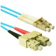 Cp Technologies ClearLinks 5 METERS 10GIG LASER OPTIMIZED 50/125 MICRON AQUA - 5 Meters LC-SC 10GIG MM 50/125 Duplex Micron Aqua - RoHS Compliance GLCSC-05-10G