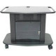 AVTEQ GM-200S Single Monitor Cart - Steel, Glass - TAA Compliance GM-200S