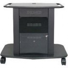 AVTEQ GM-300S Single Monitor Cart - Steel, Glass - TAA Compliance GM-300S