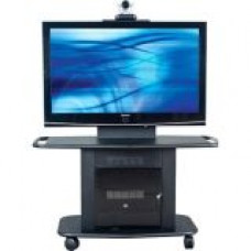 Avteq GMP - 200M - TT1 Display Stand - Up to 55" Screen Support - 350 lb Load Capacity - 1 x Shelf(ves) - Locking Door - 32" Height x 56" Width x 27.5" Depth - Glass, Steel - TAA Compliance GMP-200M-TT1