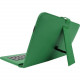 Worryfree Gadgets MYEPADS Keyboard/Cover Case for 7" Zeepad Tablet - Green - Leather GRN-KEY-7
