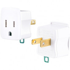 CyberPower GT1W2PK Power Plug - NEMA 1-15P - 125 V AC / 15 A - White GT1W2PK