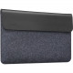 Lenovo Yoga Carrying Case (Sleeve) for 14" Notebook - Black - Spill Resistant - Genuine Leather, Wool Felt GX40X02932