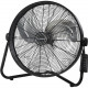 Lasko 20" High Velocity Fan with Remote Control - 20" Diameter - 3 Speed - Remote, Carrying Handle, Pivot - 22" Height x 22" Width - Metal Blade, Metal Body, Rubber Pad - Black H20685