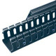 PANDUIT Panduct Type H Hinged Cover Wiring Duct - Cable Duct - Black - 6 Pack - TAA Compliance H2X4BL6